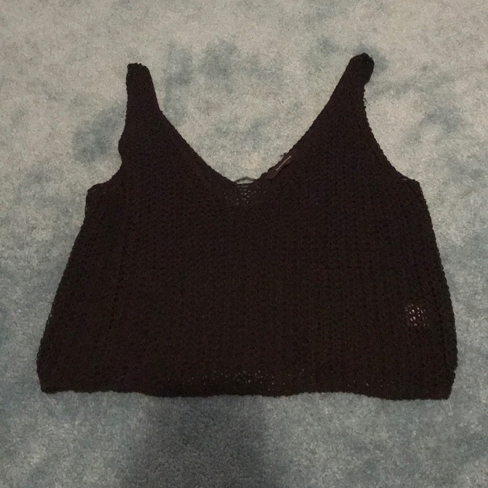 Knitted crop top